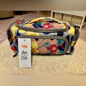 Lug Medium Trolley Case (toiletry/cosmetic bag) in Wildflower Multi